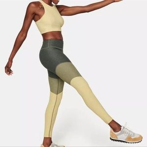 Outdoor Voices Springs leggings olive willow hemp colors size Small